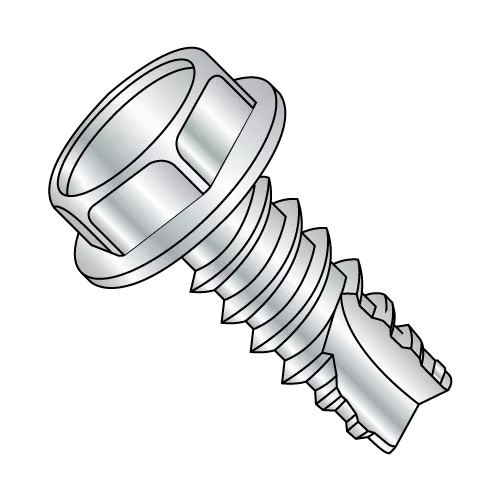 Hex Washer - Unslotted - Type 25 - Thread Cutting Screws - Zinc