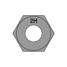 7/8-9 A194 Grade 2H - Heavy Hex Nuts - Plain Finish