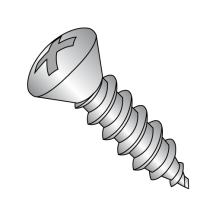 12-14X1 1/2 Oval - Phillips - Type AB - Self Tapping Screws - 18-8 Stainless