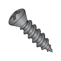 8-18X5/8 #8 Oval - Phillips - w #2 Head - Type AB - Self Tapping Screws - Black Oxide