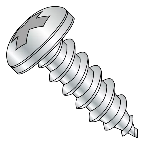 Pan - Phillips - Type AB - Self Tapping Screws - Nickel