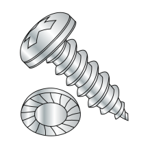 Serrated Pan - Phillips - Type AB - Self Tapping Screws - Zinc