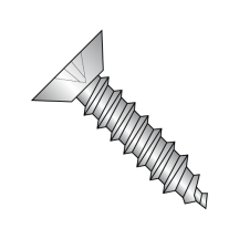 4-24X1/4 Flat - Phillips - Undercut - Type AB - Self Tapping Screws -18-8 Stainless