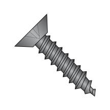4-24X1/4 Flat - Phillips - Undercut - Type AB - Self Tapping Screws - Zinc Black