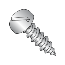 Pan - Slotted - Type AB - Self Tapping Screws - 18-8 Stainless