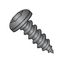 4-24X1/4 Pan - Six-Lobe - Type AB - Self Tapping Screws - Black Oxide