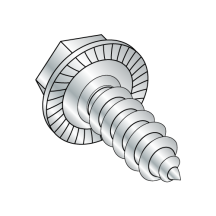 1/4-14X5/8 Serrated Hex Washer - Unslotted - Type AB - Self Tapping Screws - 7/16" A.F.