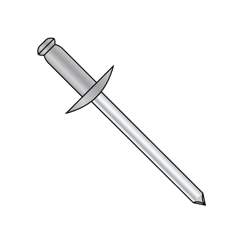 Standard Blind - Aluminum Body with Steel Mandrel - Large Flange Dome Head