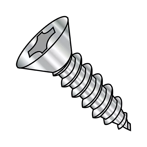 Flat - Phillips - Type A - Self Tapping Screws - 410 Stainless