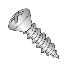 12-11X1 1/2 Oval - Phillips - Type A - Self Tapping Screws - 18-8 Stainless