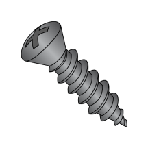 8-15X1 1/2 #8 Oval Phillips w/ #6 Head - Type A - Self tapping Screws / "Oval Trim Head" Screws