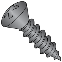 Oval - Phillips - Type A - Self Tapping Screws - Black Oxide