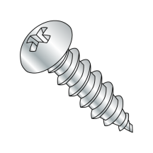 10-12X3/4 Round - Phillips - Type A - Self Tapping Screws - Zinc