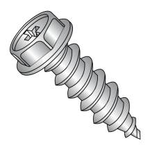 Hex Washer - Phillips - Type A - Self Tapping Screws - 18-8 Stainless