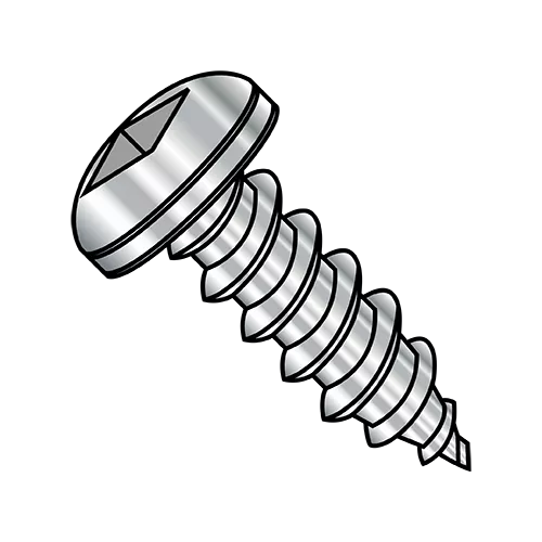 Pan - Square Recess - Type A - Self Tapping Screws - 410 Stainless