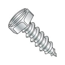 Hex - Slotted -Type A - Self Tapping Screws - Zinc