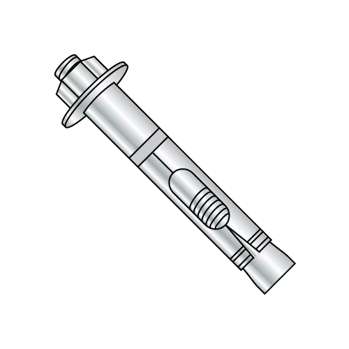 Hex Nut Head - Sleeve Anchor - Steel - Zinc Plated