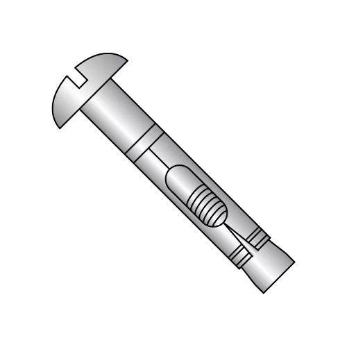 Round Head - Sleeve Anchor - Stainless Steel