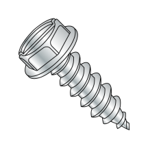 Hex Washer - Slotted - Type A - Self Tapping Screws - Zinc
