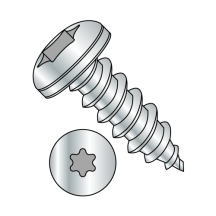 10-12X5/8 Pan - Six-Lobe - Type A - Self Tapping Screws - Zinc