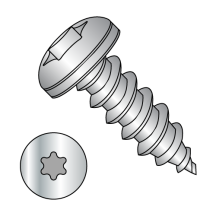 Six-Lobe - Pan - Type A - Self Tapping Screws - 18-8 Stainless