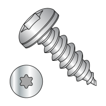 12-11X1 Six-Lobe - Pan - Type A - Self Tapping Screws - 18-8 Stainless