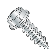 14-10X2 1/2 Hex Washer - Unslotted - Type A - Self Tapping Screws - Zinc