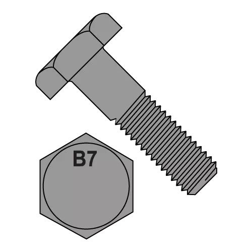 Heavy Hex Bolts - Grade B7 - Plain