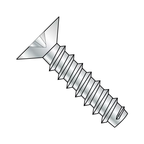 100° Flat - Phillips - Type B - Self Tapping Screws - Zinc