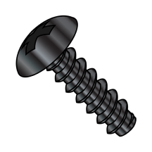 8-18X3/8 Truss - Phillips - Type B - Self Tapping Screws - Black Zinc