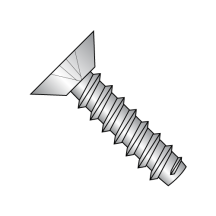 4-24X1/4 Flat - Undercut - Phillips - Type B - Self Tapping Screws - 18-8 Stainless