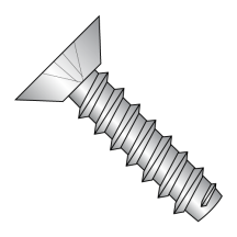 Flat - Undercut - Phillips - Type B - Self Tapping Screws - 410 Stainless