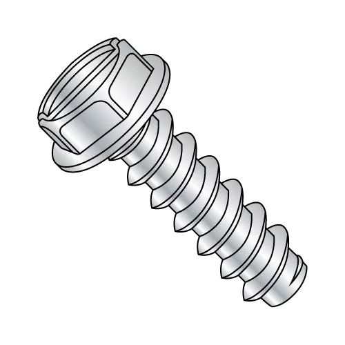 Slotted Hex Washer Type B Self Tapping Screws