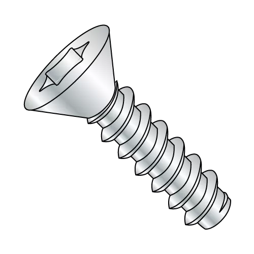 Flat - Six-Lobe - Type B - Self Tapping Screws - Zinc