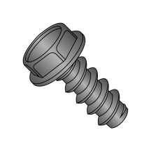 8-18X3/4 Hex Washer - Unslotted - Type B - Self Tapping Screws - Black Zinc