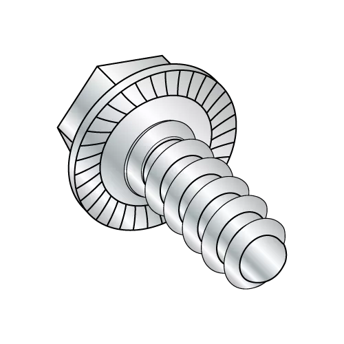 Serrated Hex Washer Type B Self Tapping Screws