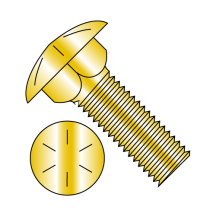 1/2-13X4 1/2 Carriage Bolts (Shaker Screen) - Grade 8 - Zinc Yellow