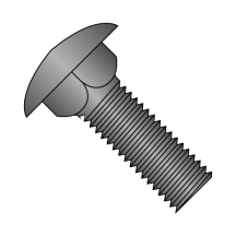 5/16-18X6 Carriage Bolts - Low Carbon Steel - Black Oxide
