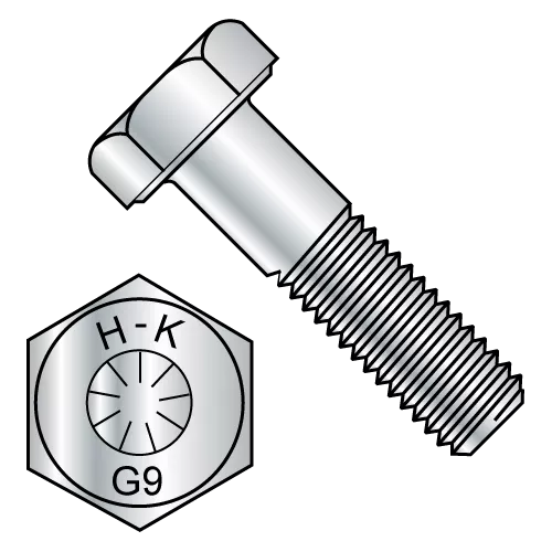 Grade 9 Steel EcoGuard Gray Silver Finish Bolts