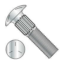 Ribbed Neck - Carriage Bolts - Grade 5 - Zinc