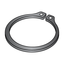 M16 DIN 471 - External Retaining Rings - Phosphate Coated Steel