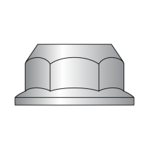 M4-0.7 Din 6923 - Hex Flange Nut - Non-Serrated -18-8 Stainless Steel
