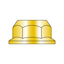M12-1.75 Din 6923 - Hex Flange Nut - Class 8 - Zinc Yellow - ROHS