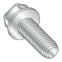 DIN 7500D - Metric - Unslotted - Hex Washer - Thread Rolling Screws - Zinc