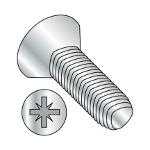 M2-0.40X4 DIN 7500M - METRIC - Flat - TYPE Z RECESS (1A) - THREAD ROLLING SCREWS - ZINC