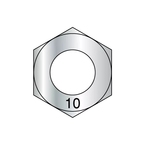 DIN 934 - Metric Hex Nuts - Class 10 - Style 1 - Zinc
