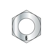 M2.5-0.45 DIN 934 - Metric Hex Nuts - Class 6 - Style 1 - Zinc