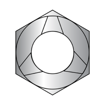 M4-0.7 Metric Prevailing Torque Type Hexagon Nut Based On  Din 934 A2 Stainless Steel