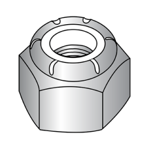 M4-0.7 Metric Din 982 Hex Nylon Insert Locknut High Type A2 Stainless Steel