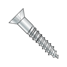 8-15X2 3/4 Flat - Phillips - Full Body Wood Screws - Zinc
